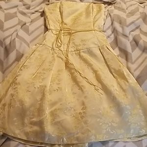 Yellow Jessica McClintock Dress